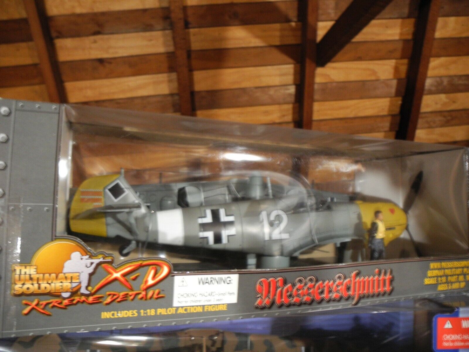 VERY Rare ULTIMATE SOLDIER ME-109 Messershmitt, 1/18 Scale, Special Colors, NIB
