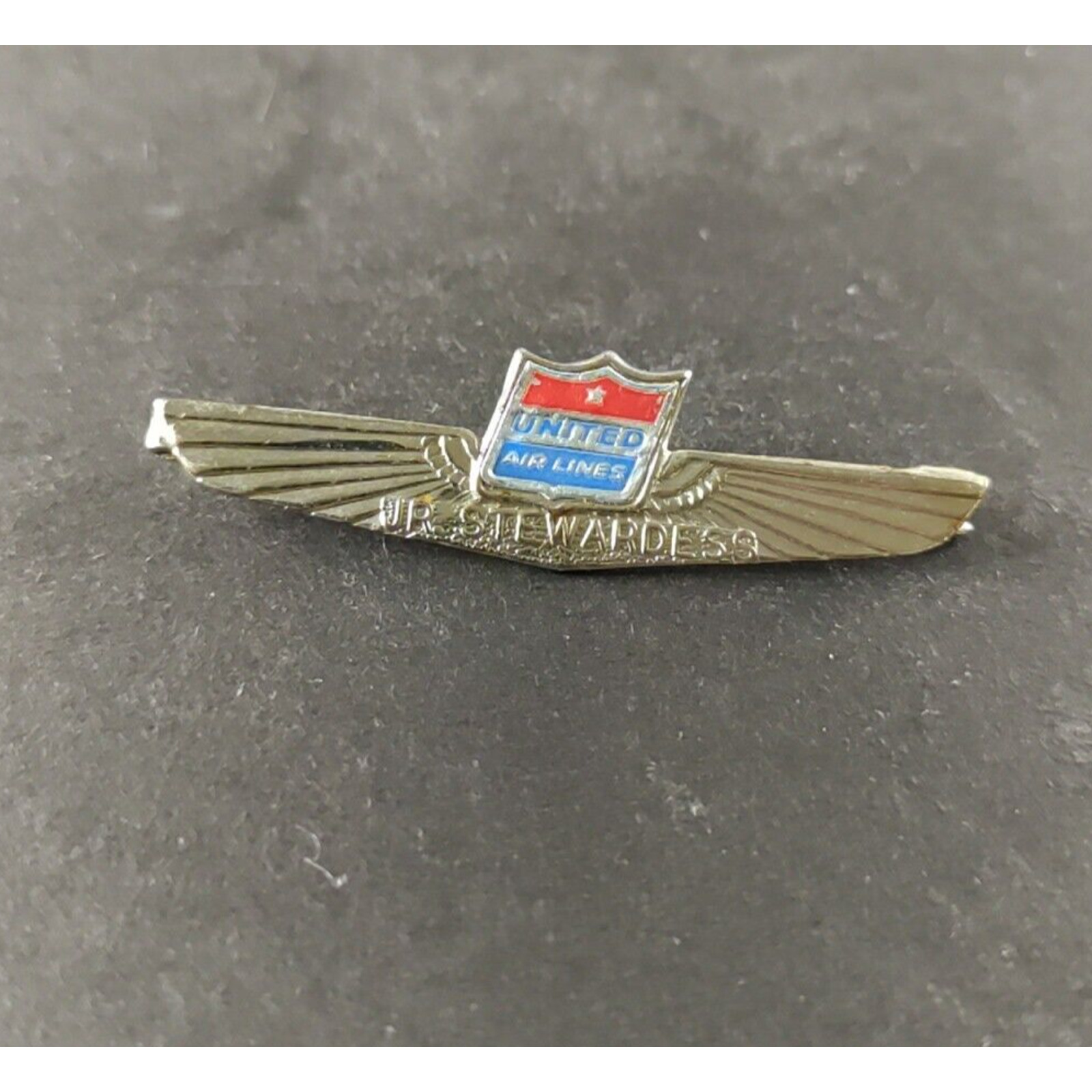 Vintage United Airlines Stewardess Kiddy Wings Kinney