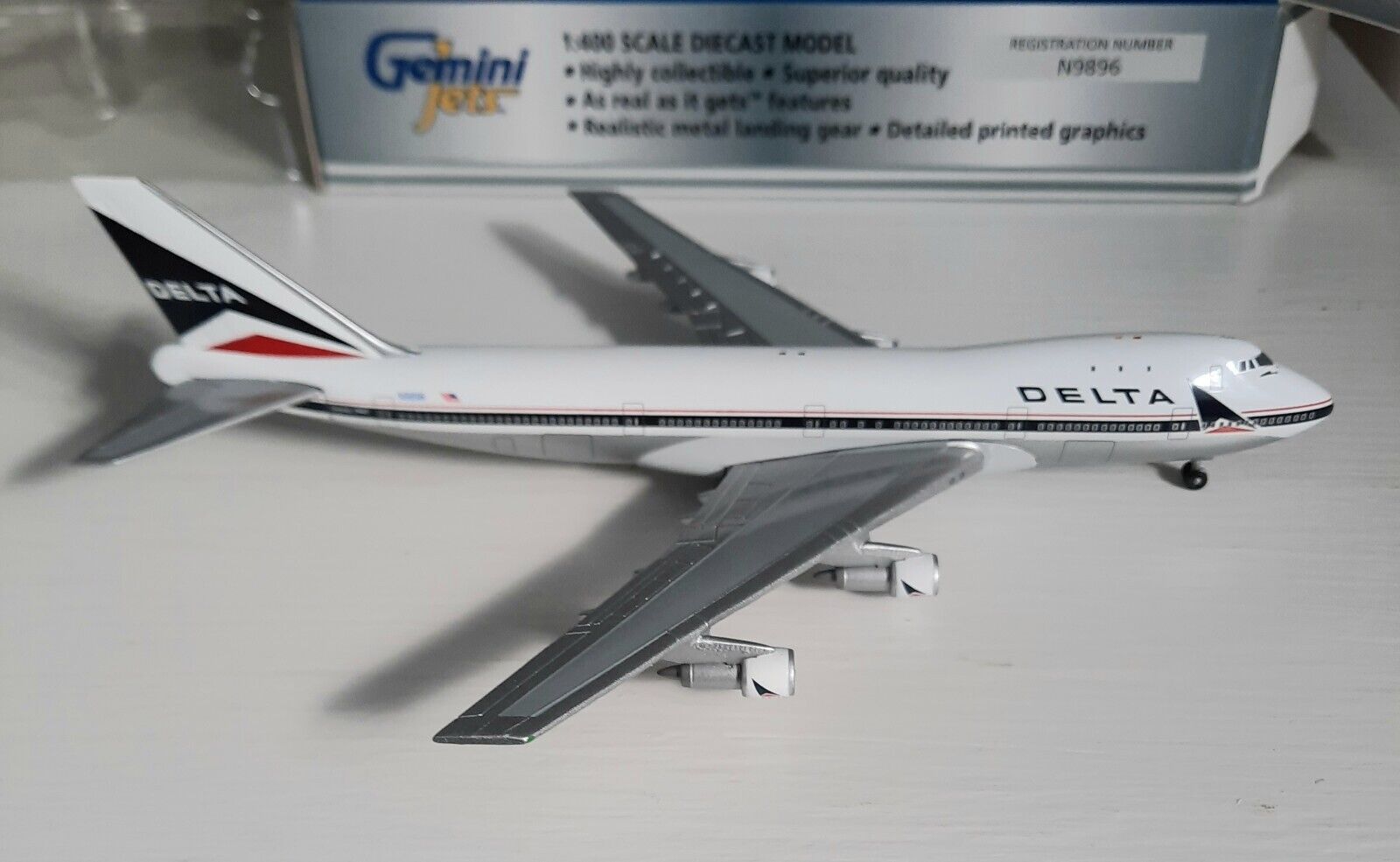 1/400 Delta Airlines 747 N9896 Gemini Jets (+VAT)