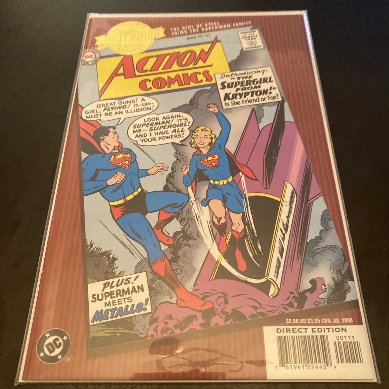 Action Comics #252 - 2000 Millennium Edition - 1st Supergirl DC Comics.