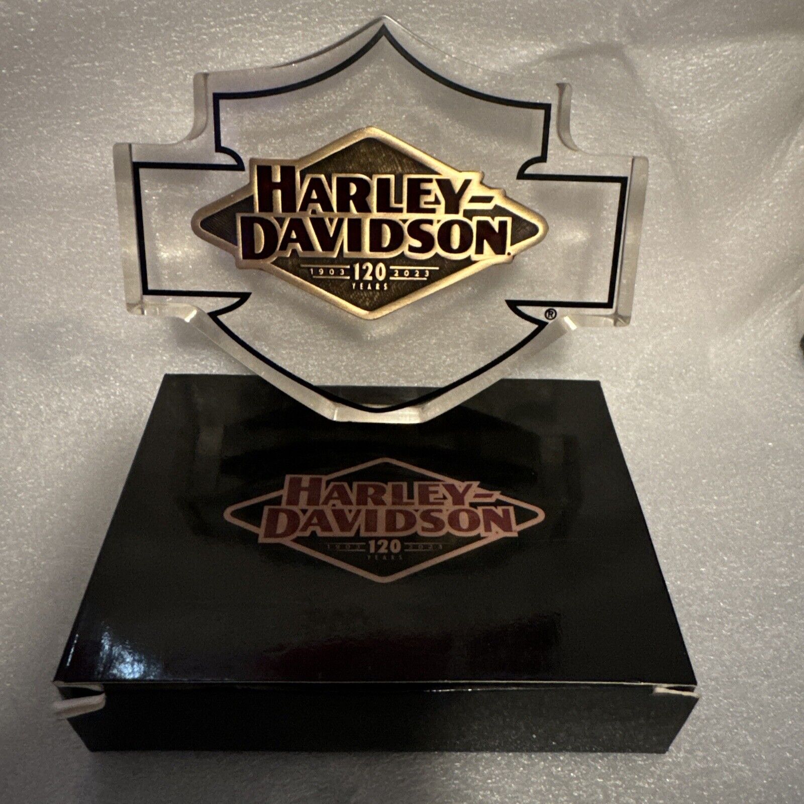 Harley-Davidson® 120th Anniversary Lucite Celebration Coin - 8015367