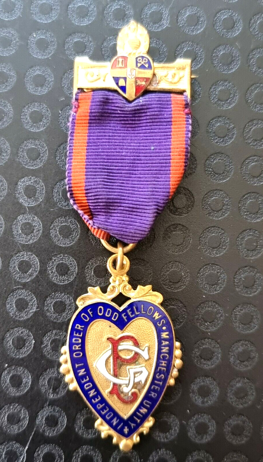 Vintage Independent Order of Oddfellows Manchester Unity Medal c1930s IOOF