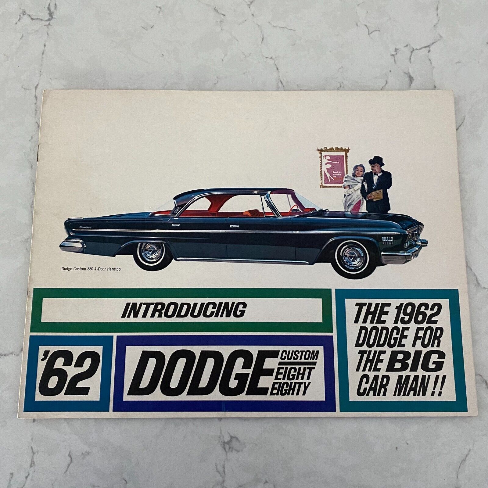 1962 Dodge Custom 880 Convertible Sedan Hardtop Wagon Automobile Sales Brochure