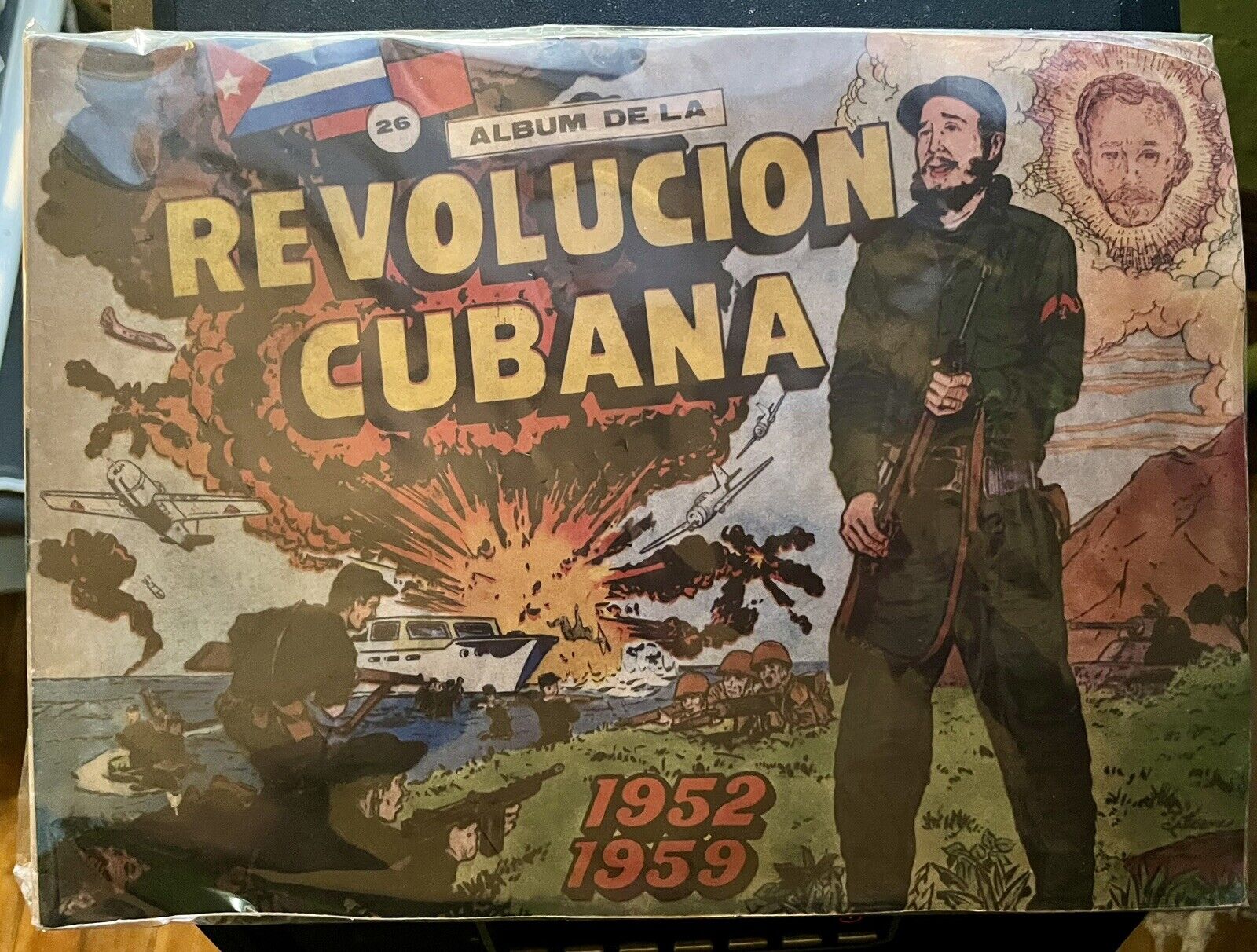 Album de la Revolucion Cubana 1952-1959 268 Stickers Complete First Ed Sealed