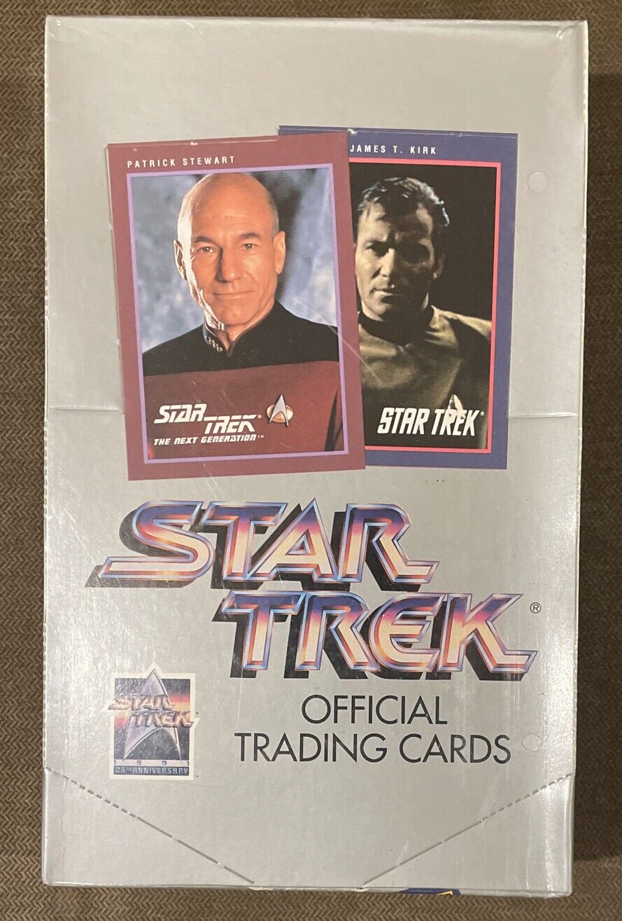 Vintage Star Trek Trading Cards Factory Sealed 1991 Impel Wax Box 36 Packs