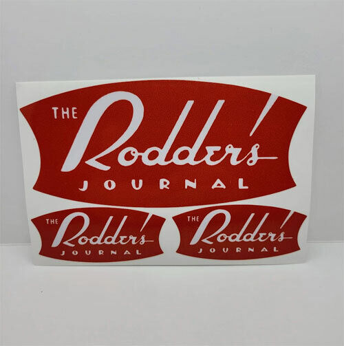 The Rodder's Journal Vintage Style DECAL, Vinyl STICKER, racing, hot rod,rat rod