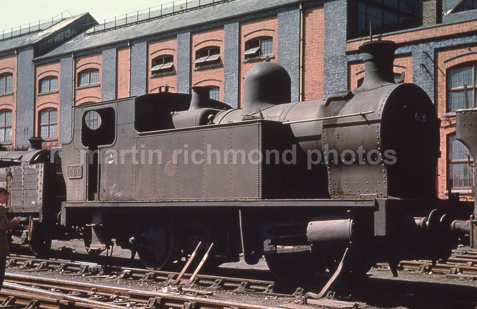 Colour-Rail Slide BRW 506 Swindon Works 0-6-0T 666 1955 CR104