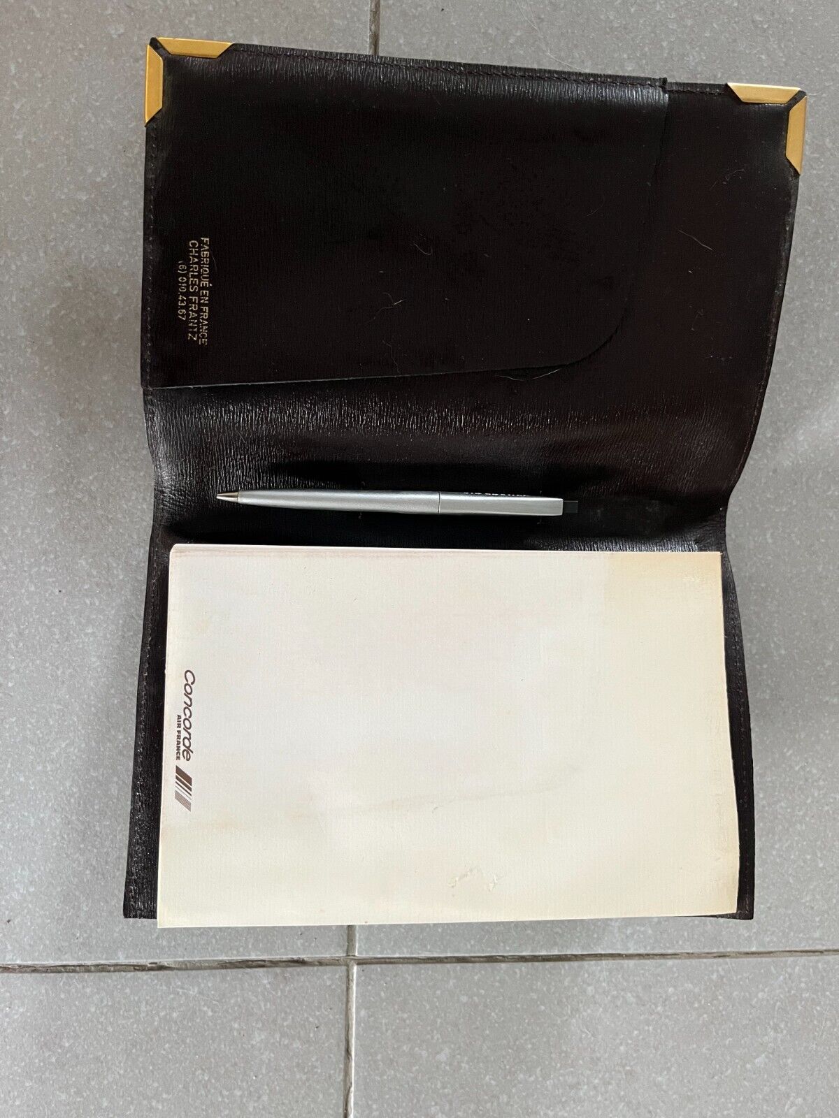 Rare Concorde Air France complete note holder