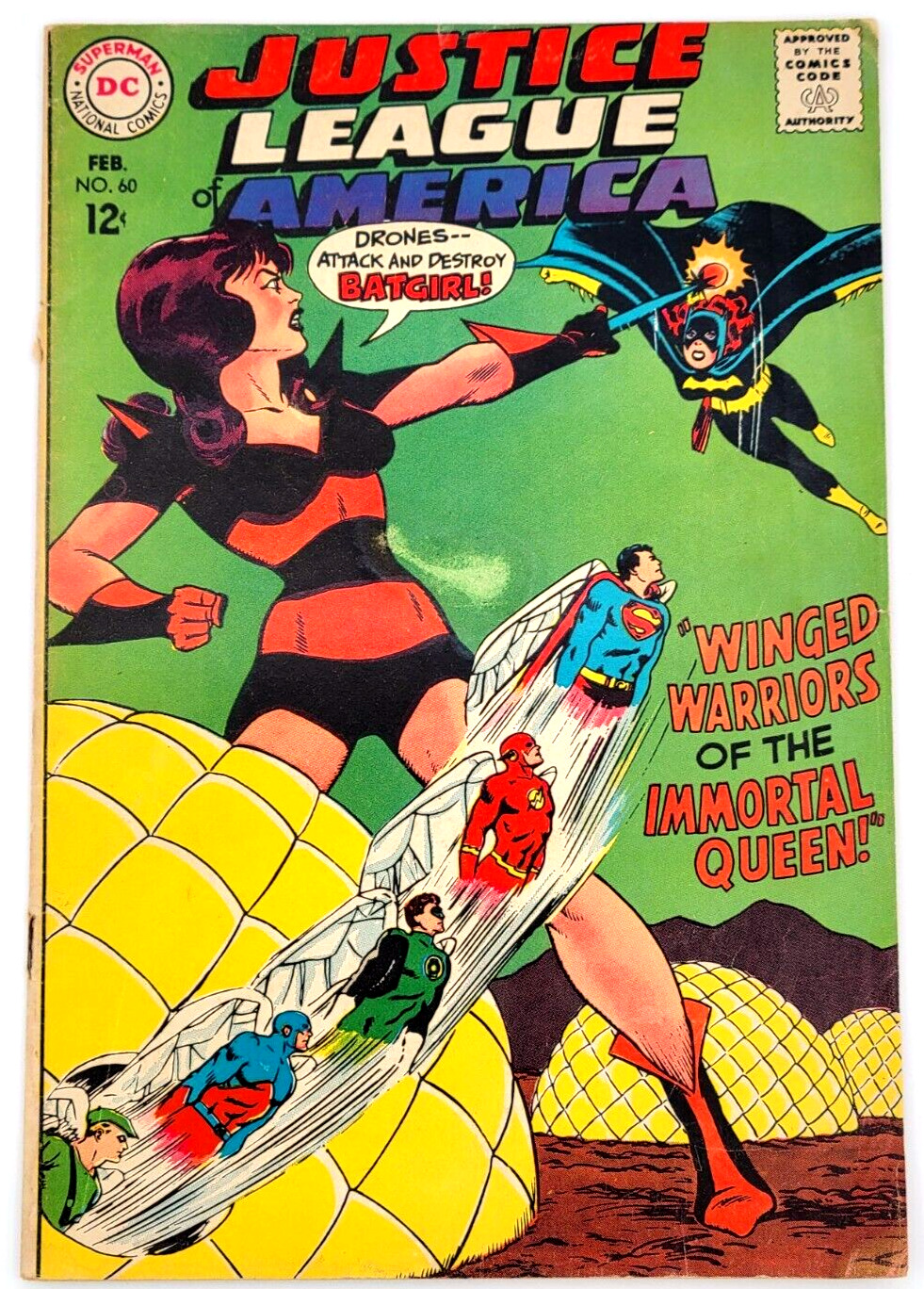 JUSTICE LEAGUE OF AMERICA #60 (1967) / FN / SUPERMAN WONDER WOMAN FLASH BATGIRL