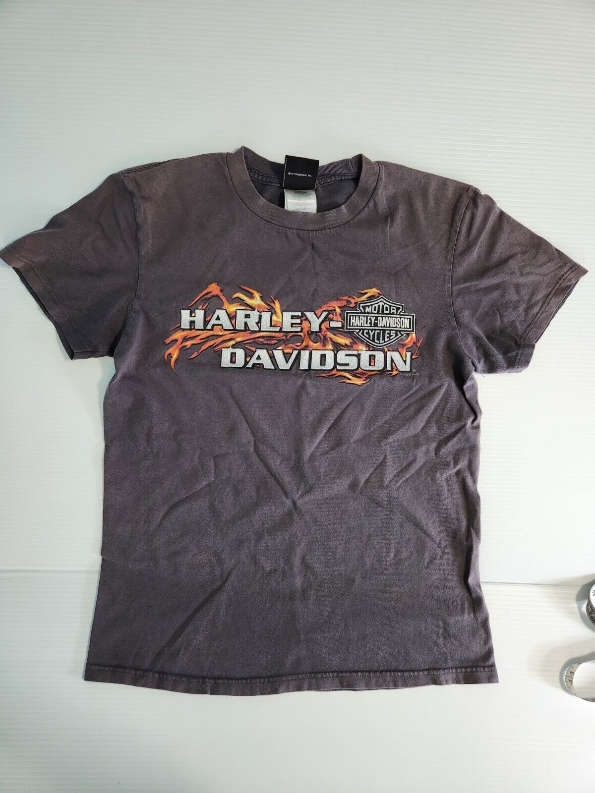 Harley Davidson T-Shirt 2010 Orlando, Florida Dark Gray Size M Pre-owned READ