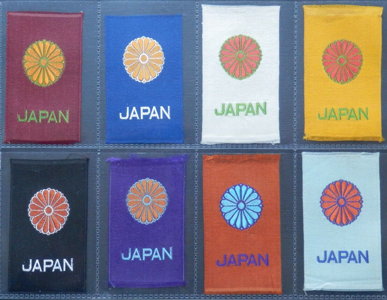 JAPAN Rare all COLOURS Canadian Miscellany Woven Silks SC12