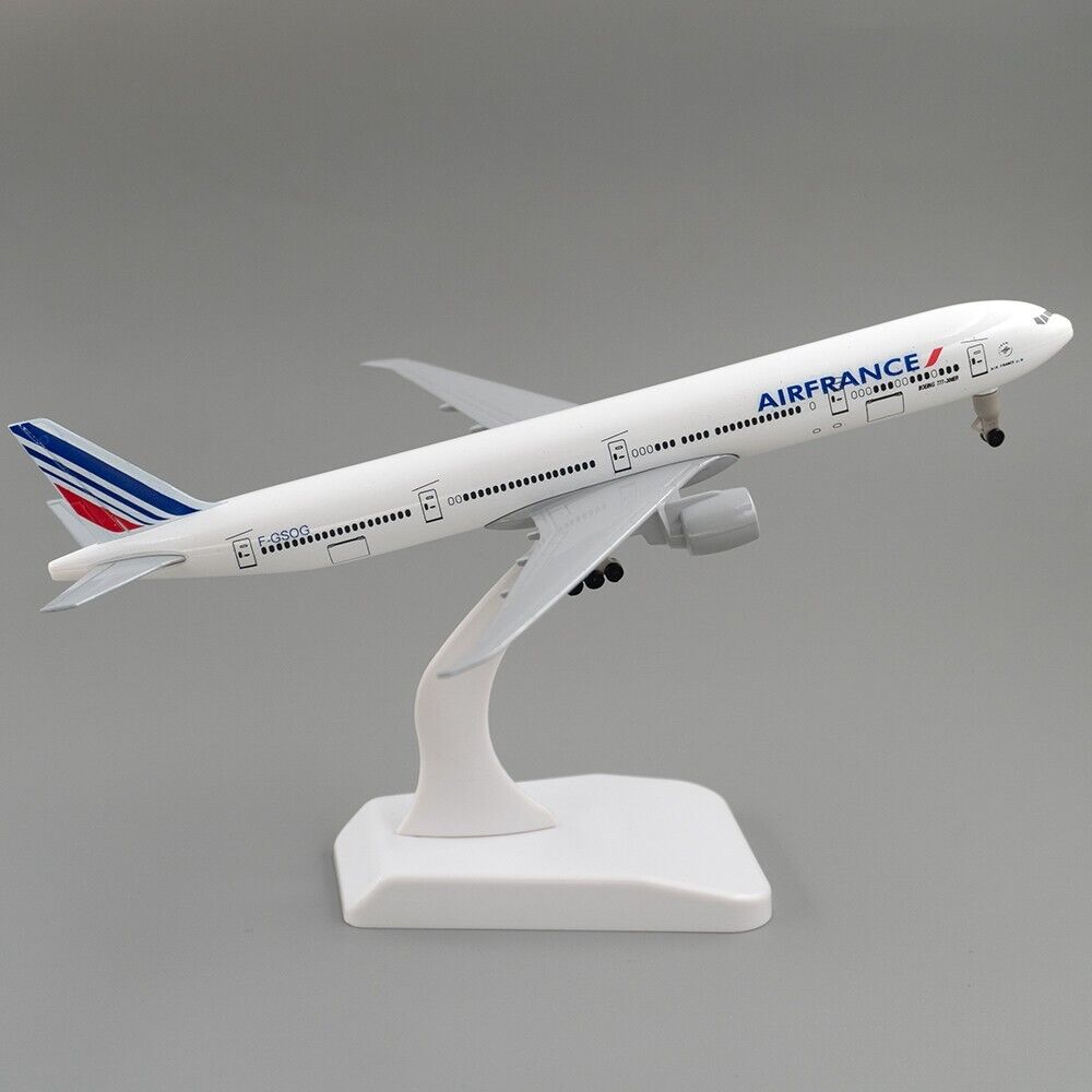 19cm Aircraft Air France Boeing 777 with Wheel B777 Alloy Plane Model Toy Gift