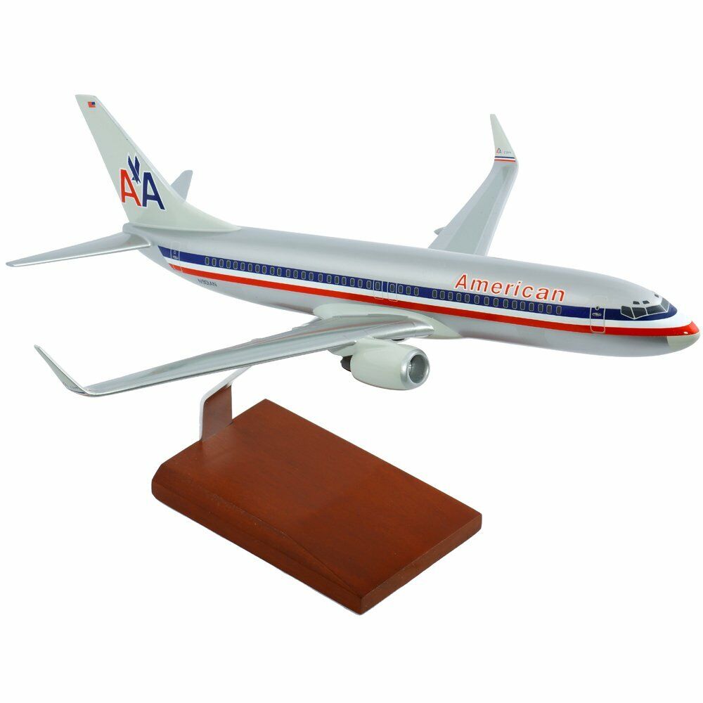 American Airlines Boeing 737-800 Old Livery Desk Display Model 1/100 SC Airplane