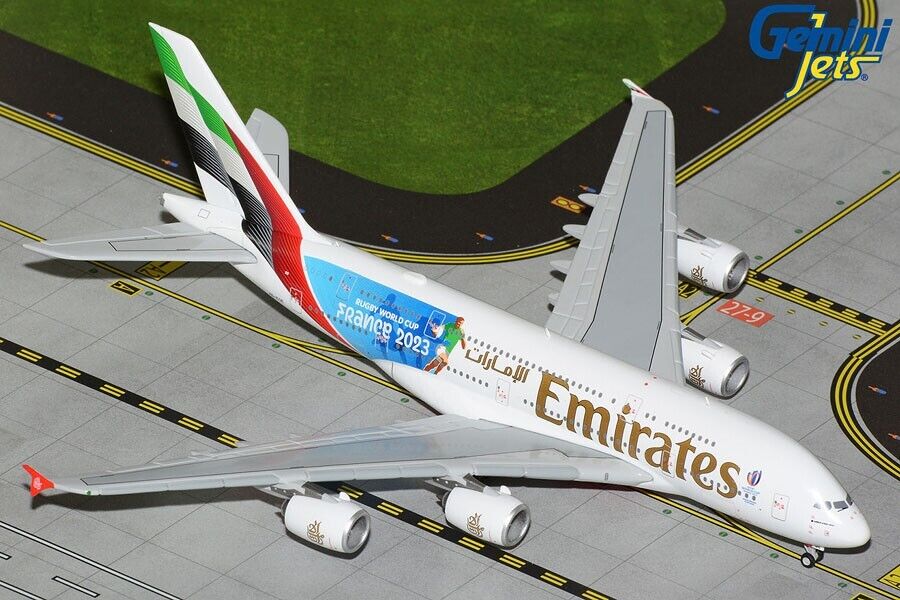 Emirates - A380 (Rugby World Cup 2023) - A6-EOE - 1/400 - Gemini Jets -GJUAE2242
