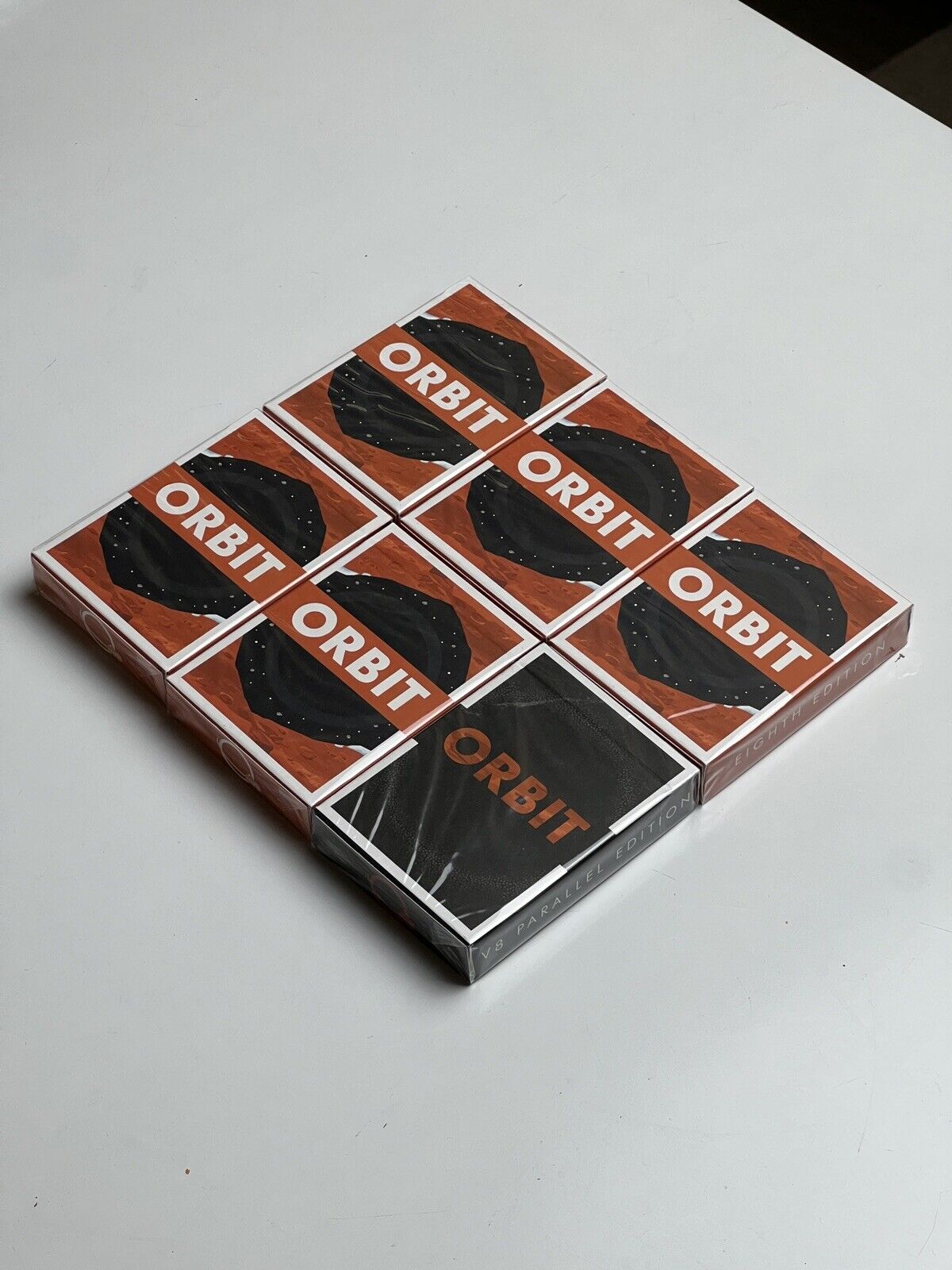 Orbit V8 Playing Cards (Lot Of 6) - Brand-New Sealed V8 (x5), V8p (x1) In-Hand