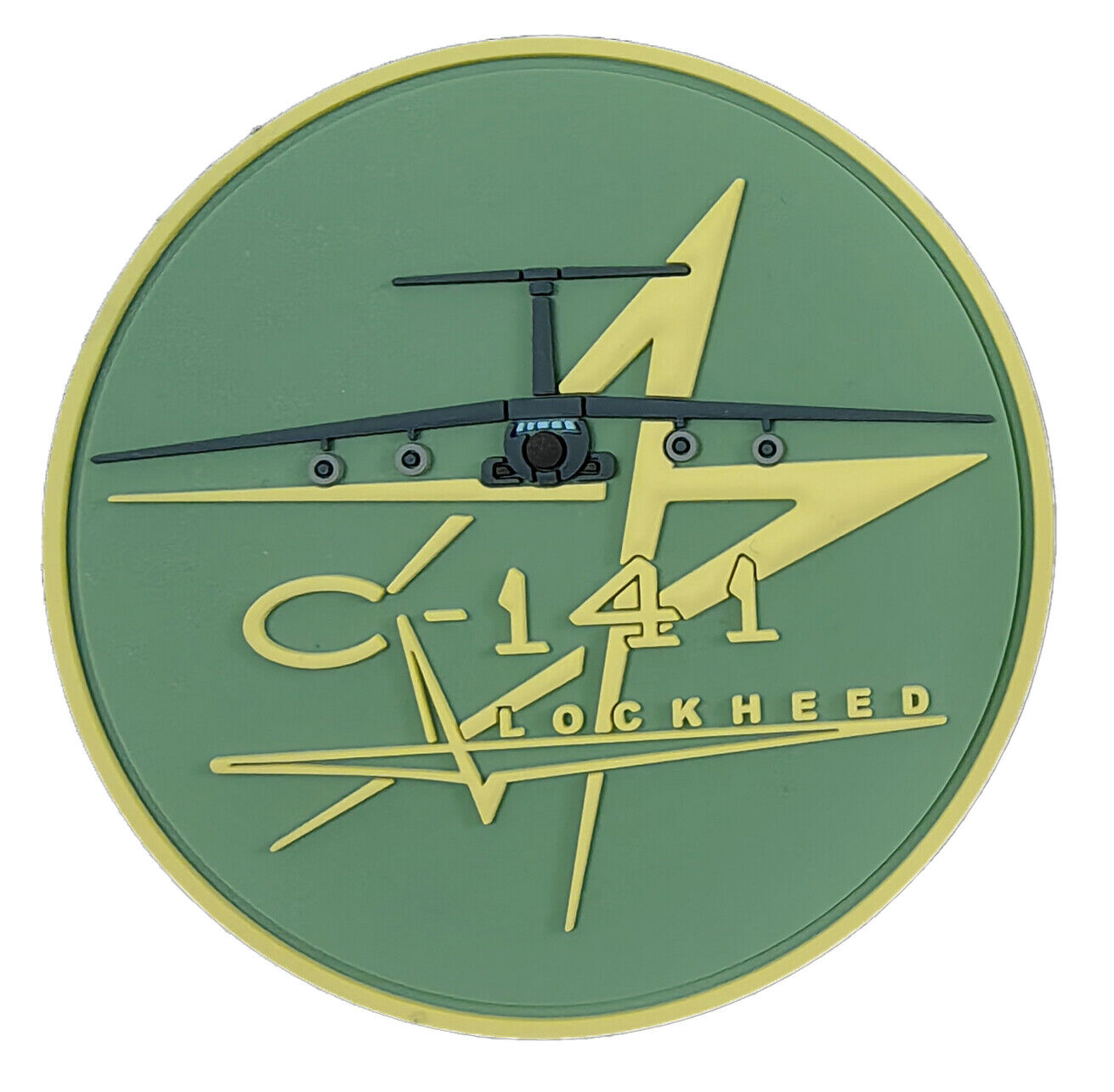 Lockheed Martin® C-141 Starlifter (Ashtray) PVC Patch – With Hook and Loop
