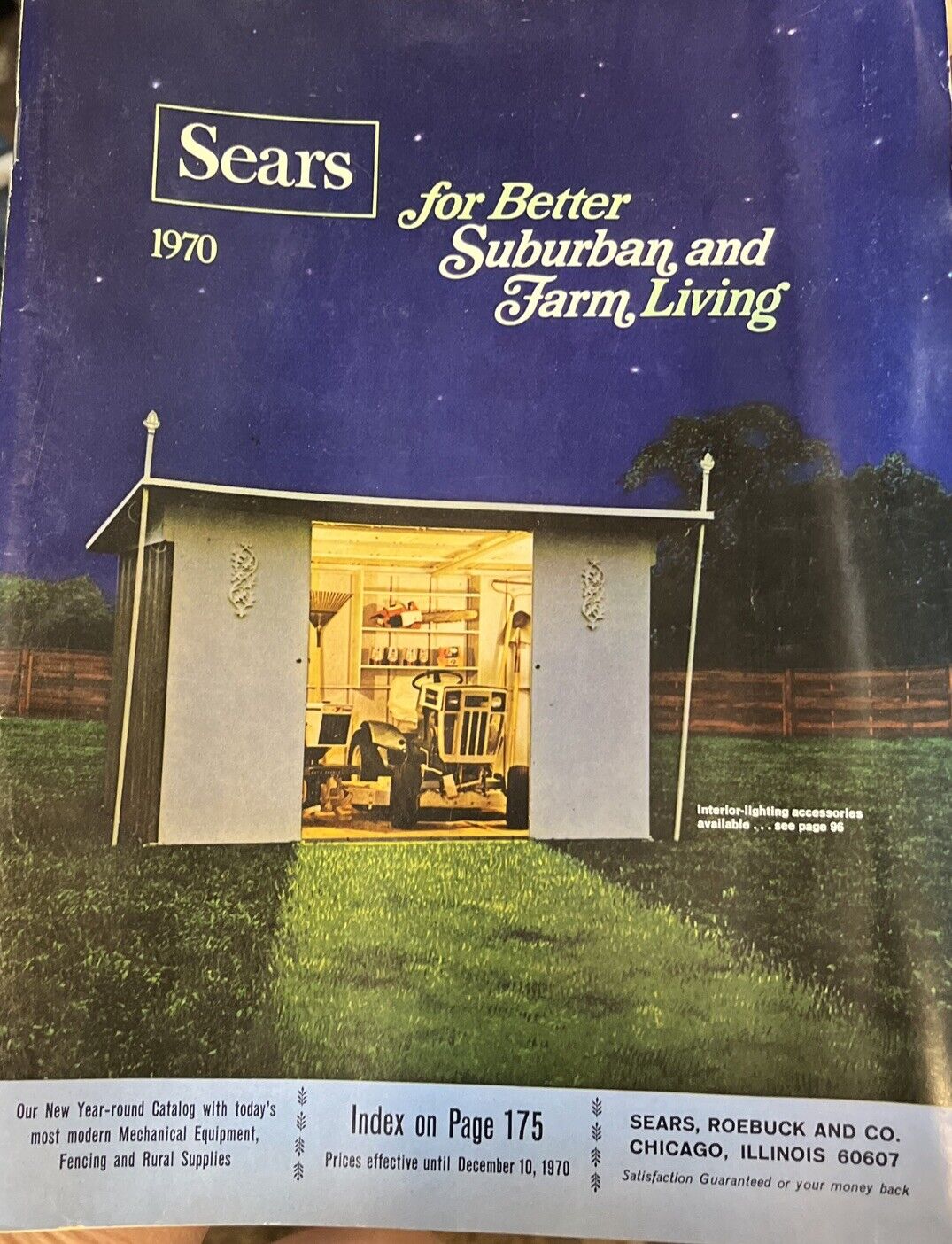 Vintage Sears 1970 Suburban Farm Catalog COLOR, Riding Mower, Chain Saw