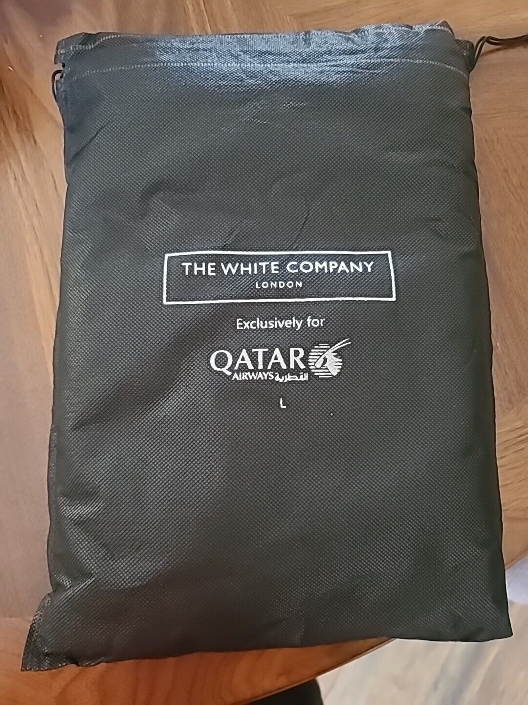 Qatar Airways The White Company London Business Class Pajama Set Mens Large NEW