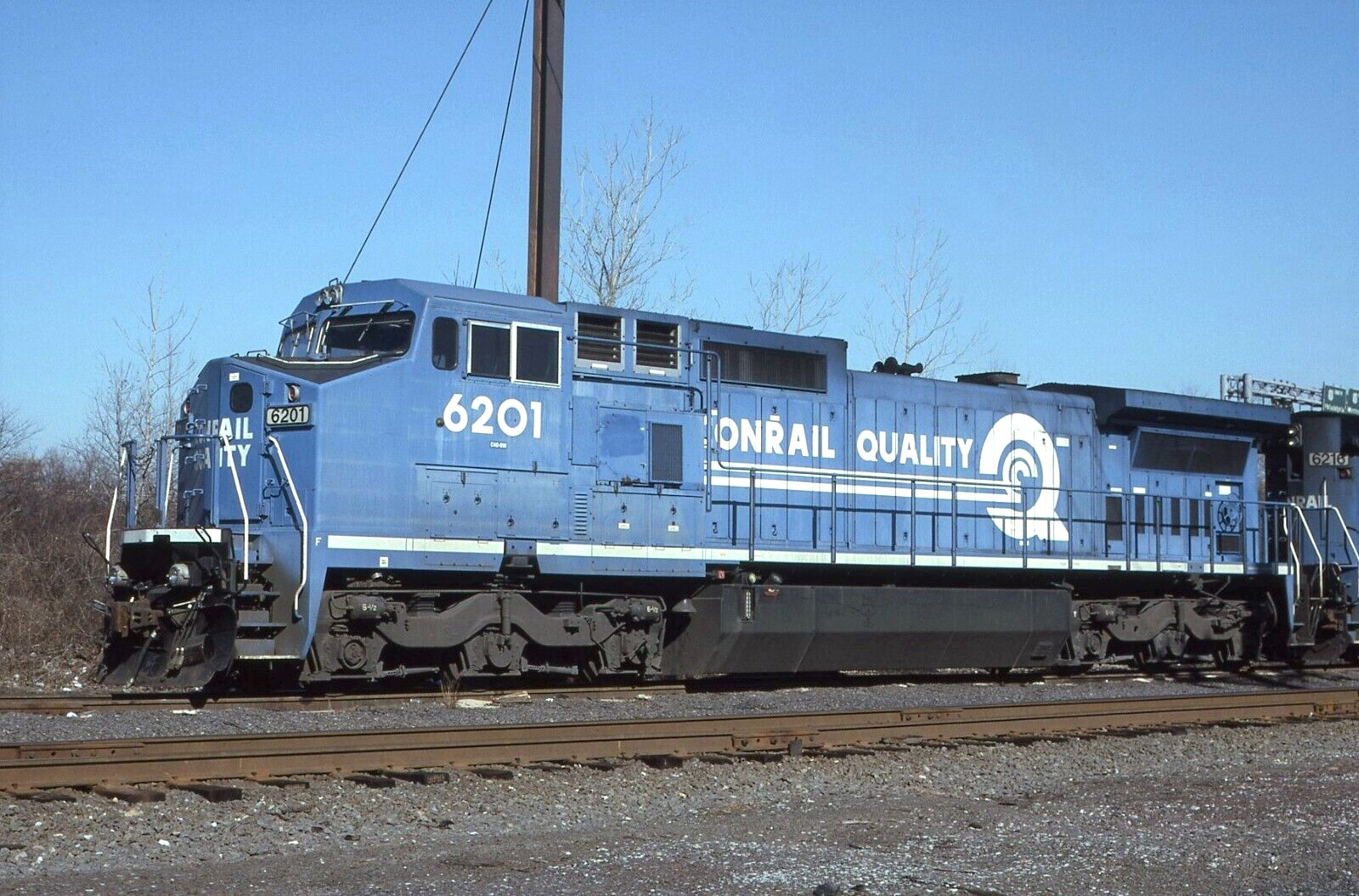 Original Slide: Conrail C40-8W 6201