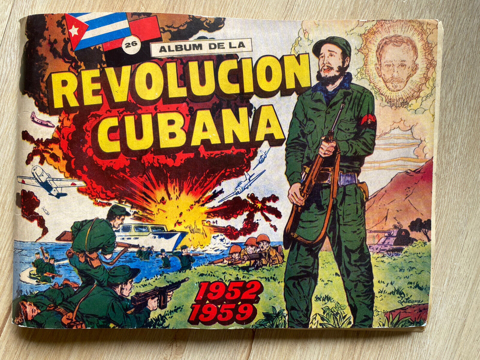 Album de la revolucion cubana 1952-1959 complete 268 trading card album