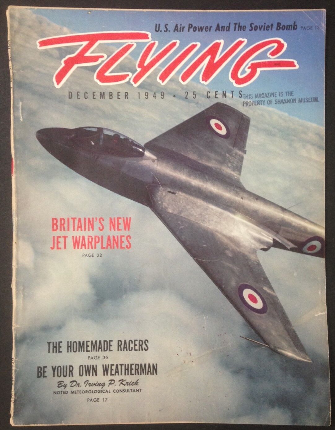 FLYING Magazine, December 1949, Military & Civil Aviation, Cessna 140A Report