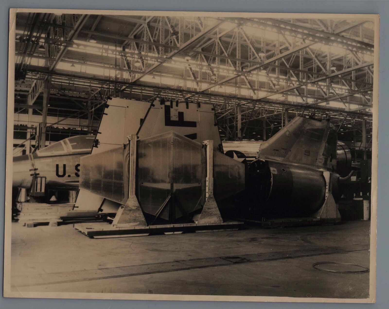 LOCKHEED F-104A STARFIGHTER JETS PRODUCTION BURBANK VINTAGE 1958 PRESS PHOTO