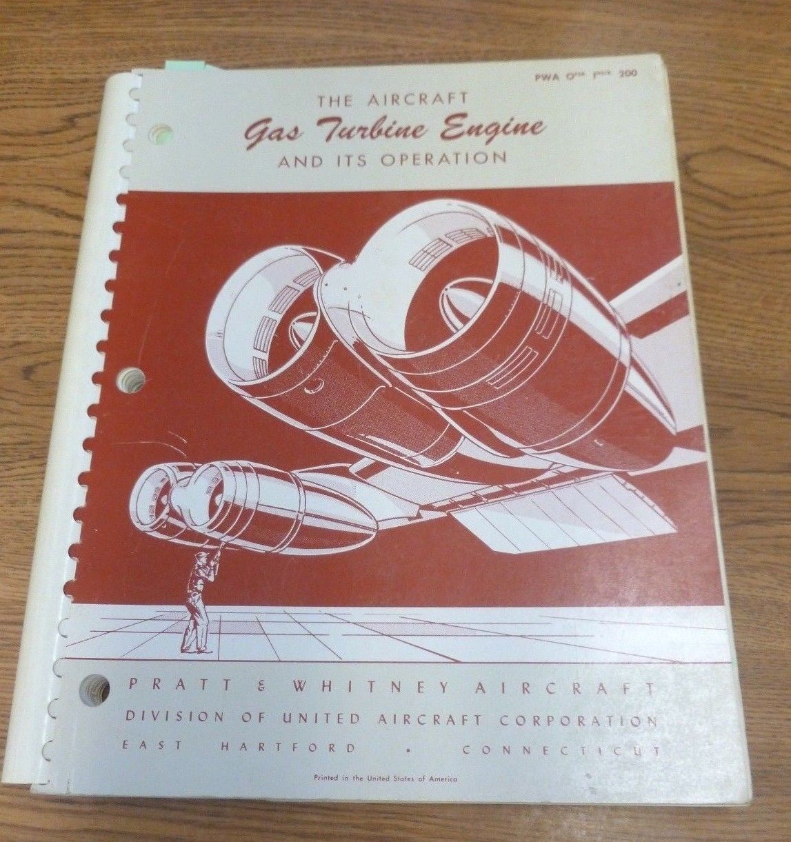 Vintage 1965 Pratt & Whitney Manual TURBINE ENGINE OPERATION - Color Pictures