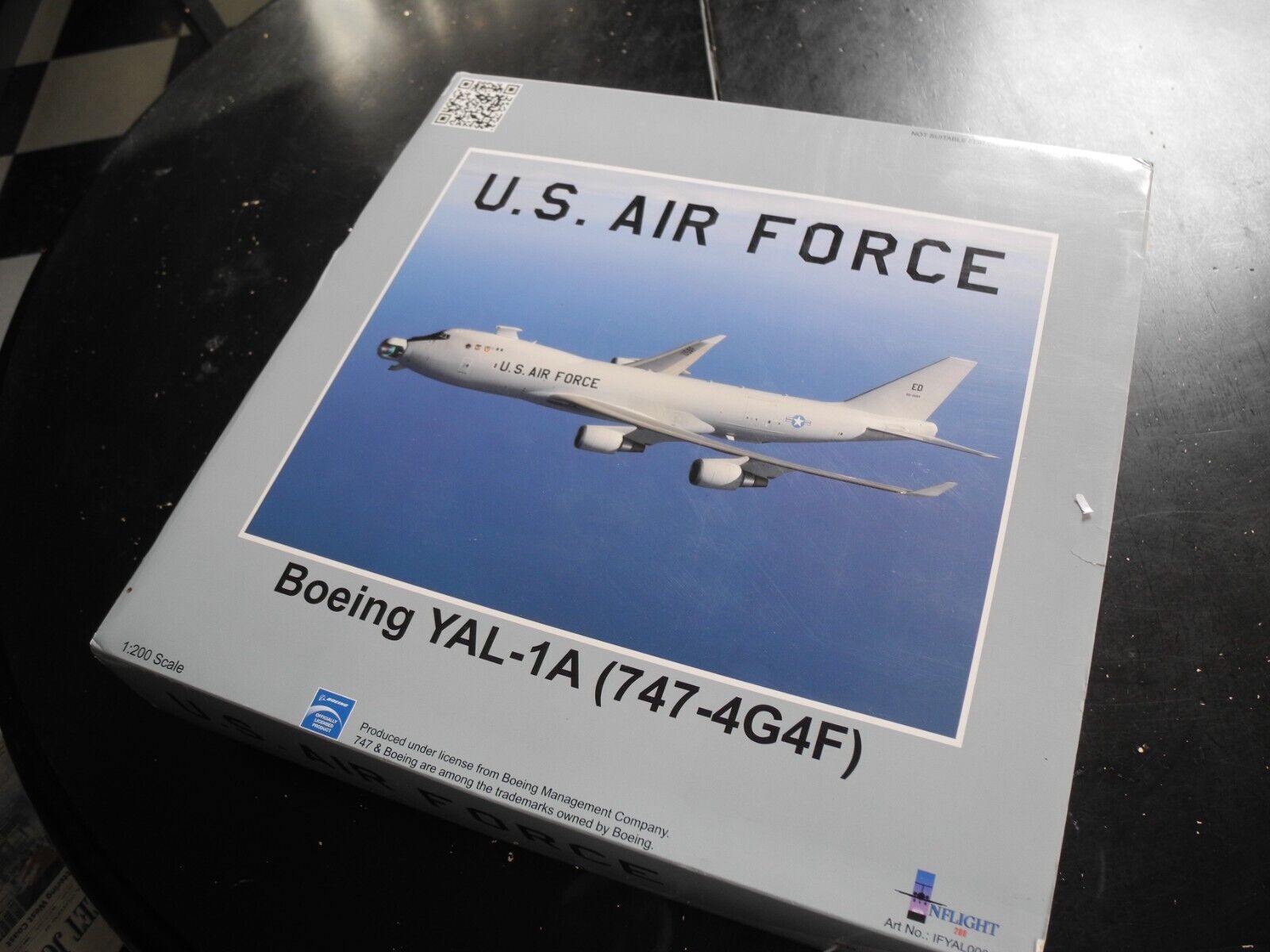 Super RARE Inflight 200 US AIR FORCE Boeing 747-4G4F YAL-1A, Hard to Find