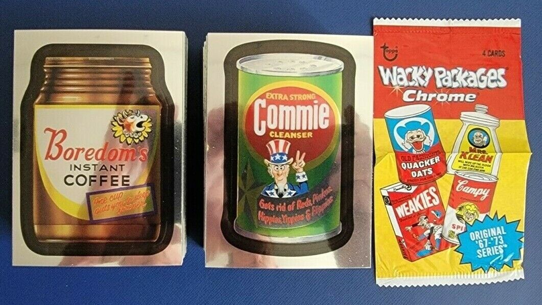 2014 WACKY PACKAGES CHROME SERIES 1 SET 110 TOTAL    NM/MT
