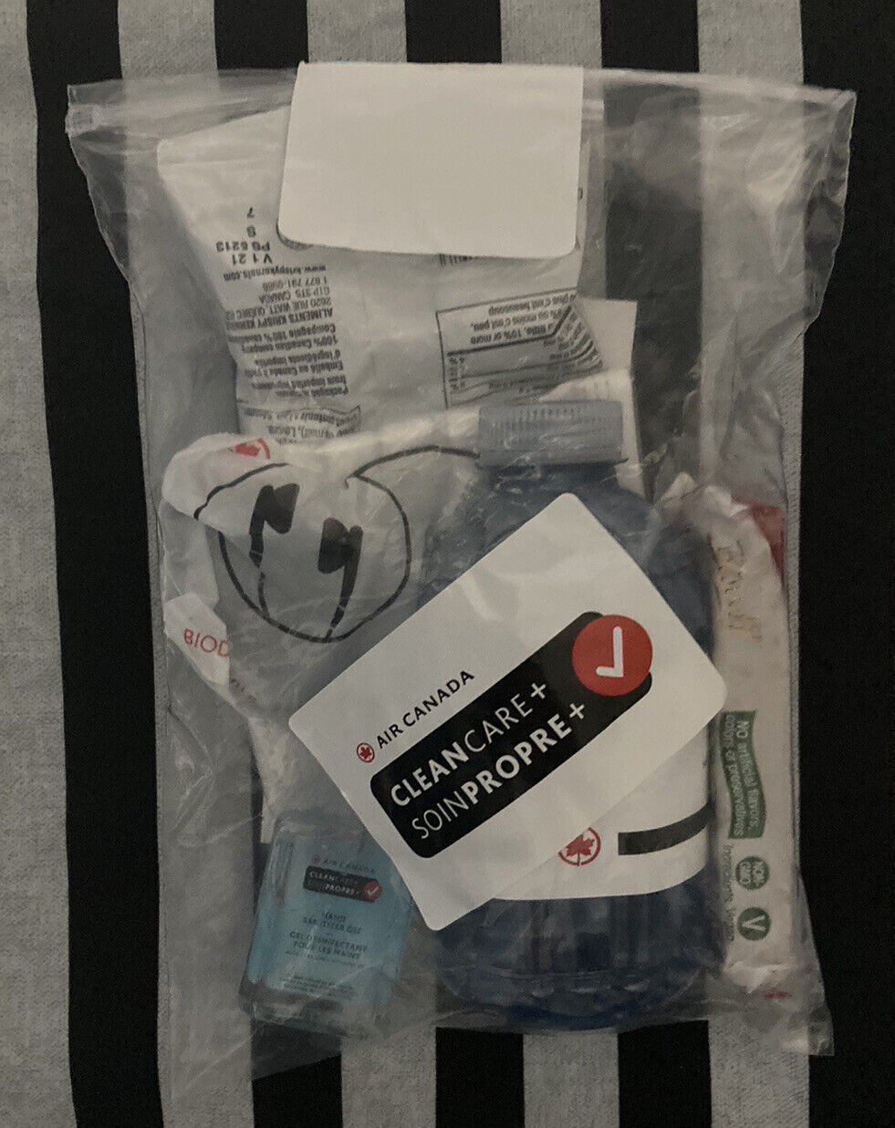 Air Canada Unopened Clean Care Kit 