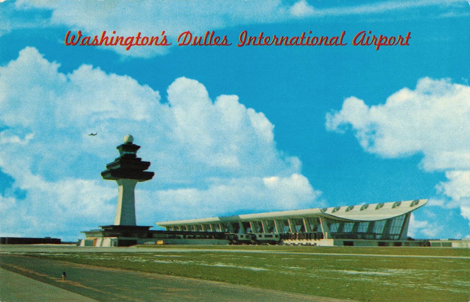 Dulles International Airport Postcard 2R5-454