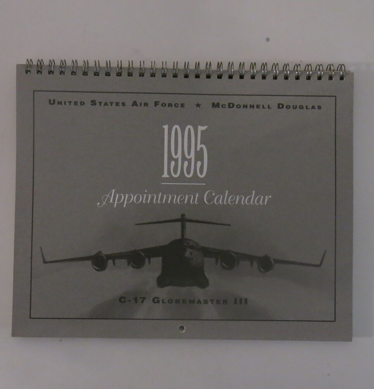 C-17 Globemaster III  1995 USAF McDonnell Douglas Appointment Calendar UNUSED NM