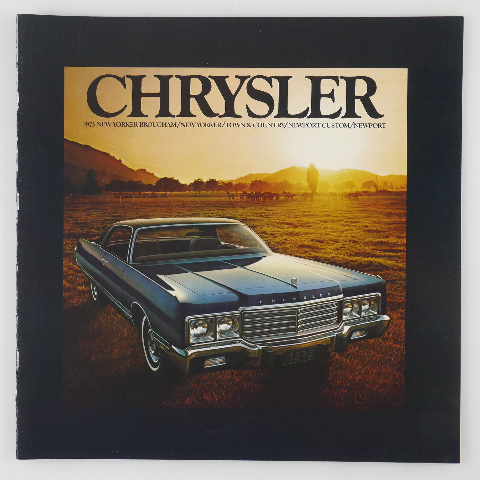 1973 Chrysler Lineup Dealer Sales Catalog NOS New Yorker Newport Brochure