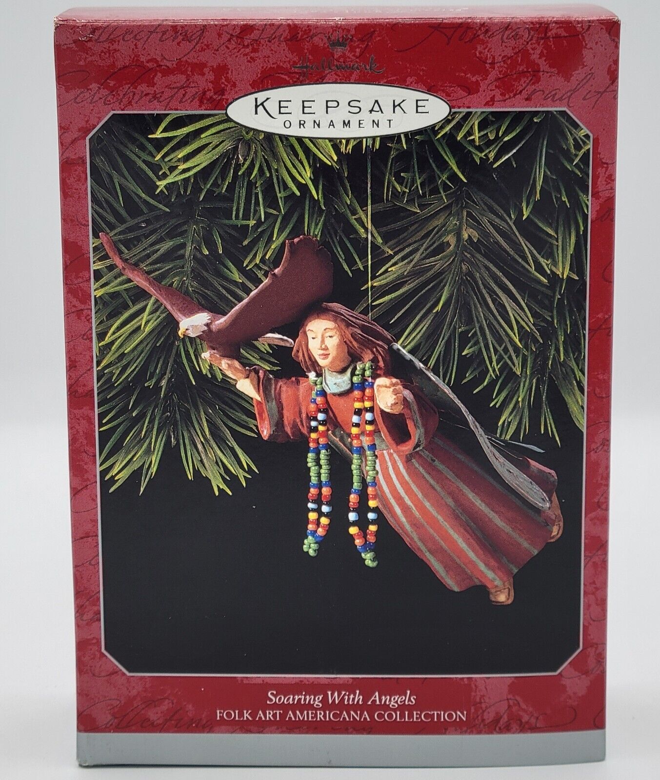 Hallmark Keepsake Ornament SOARING WITH ANGELS Folk Art Americana Collection 