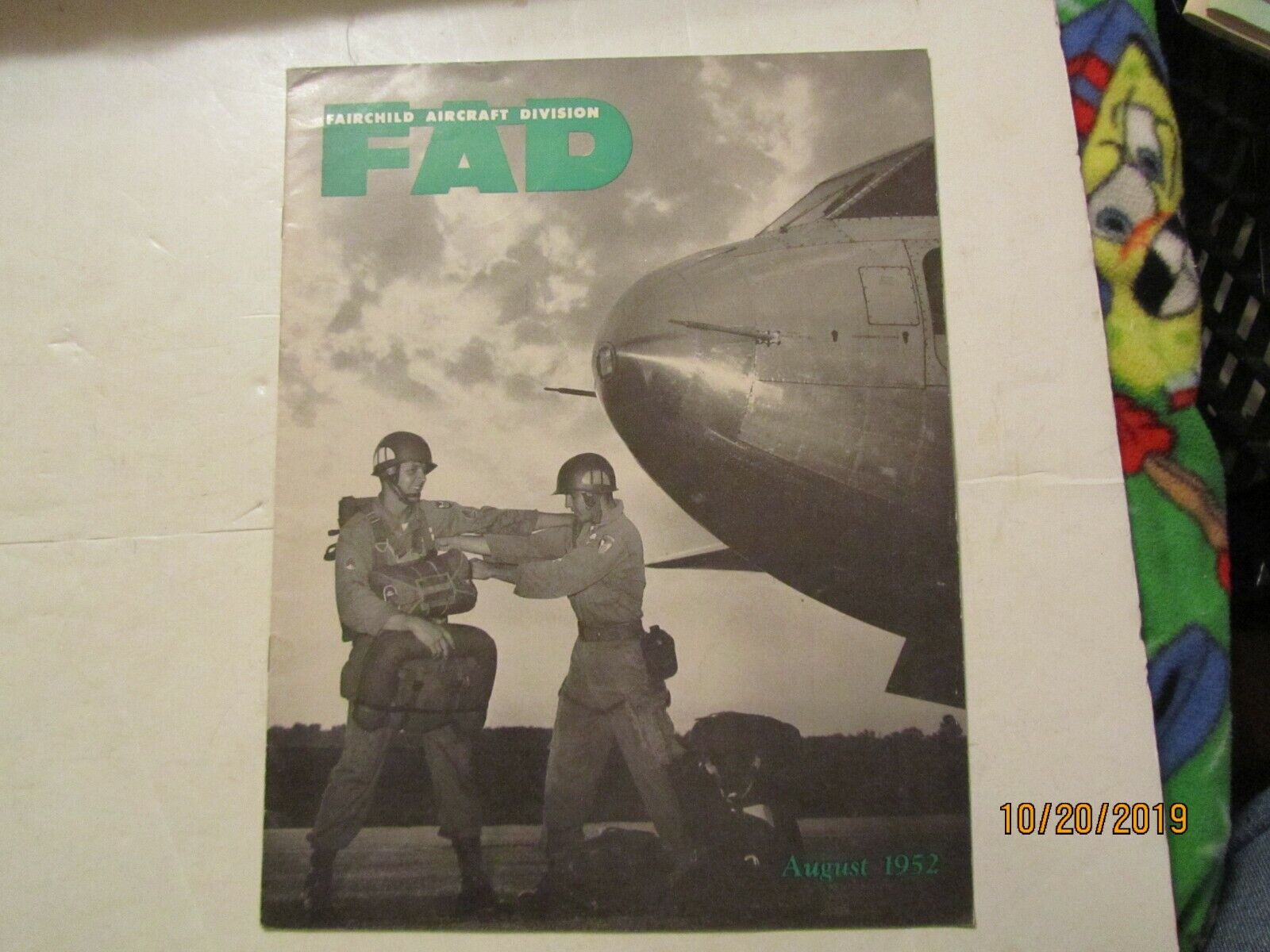 Vintage Fairchild Aircraft Division August 1952 Employee Magazine