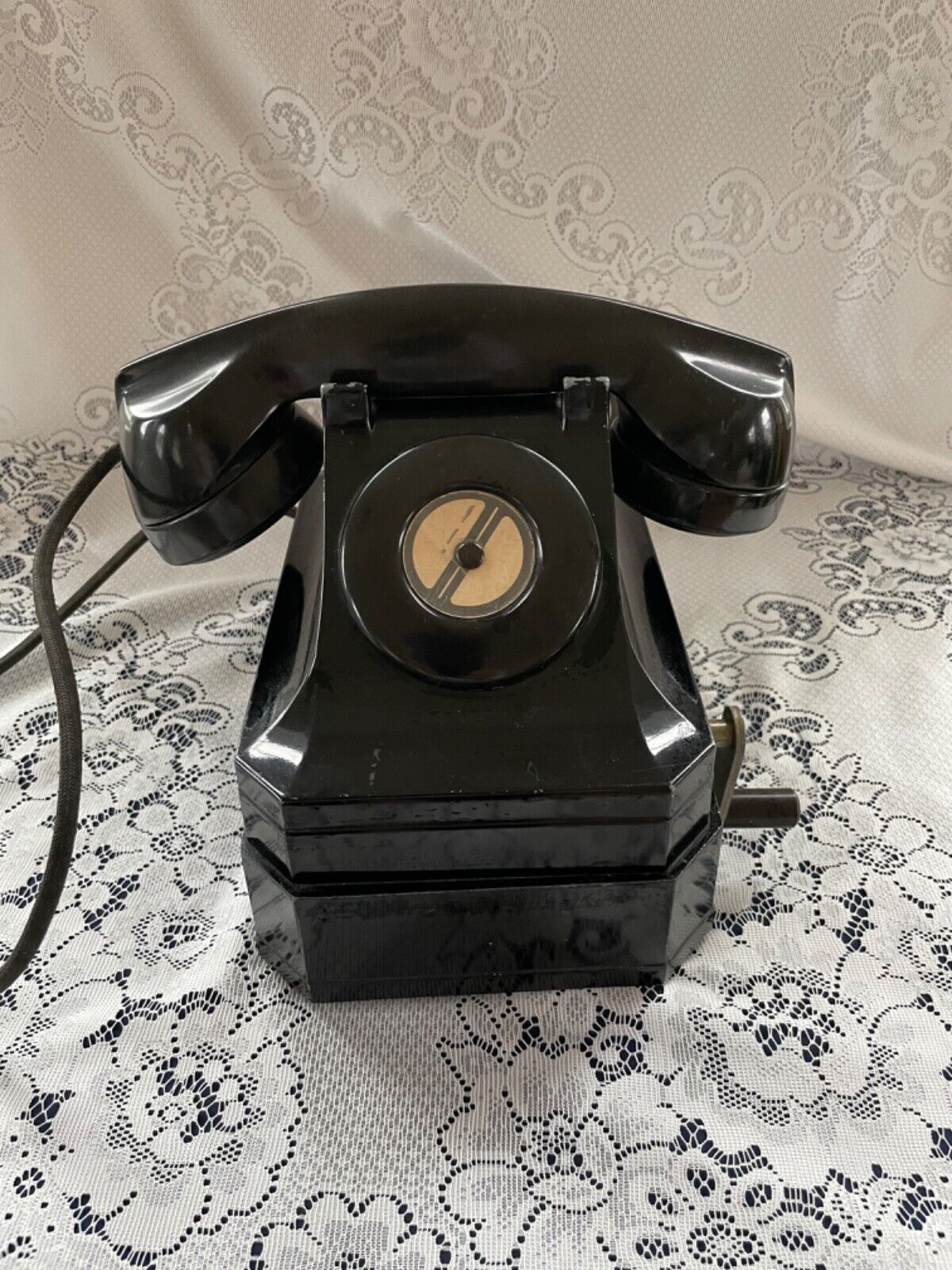 Vintage Hand Crank Stromberg-Carlson Magneto Desk Telephone Model 1248 Untested