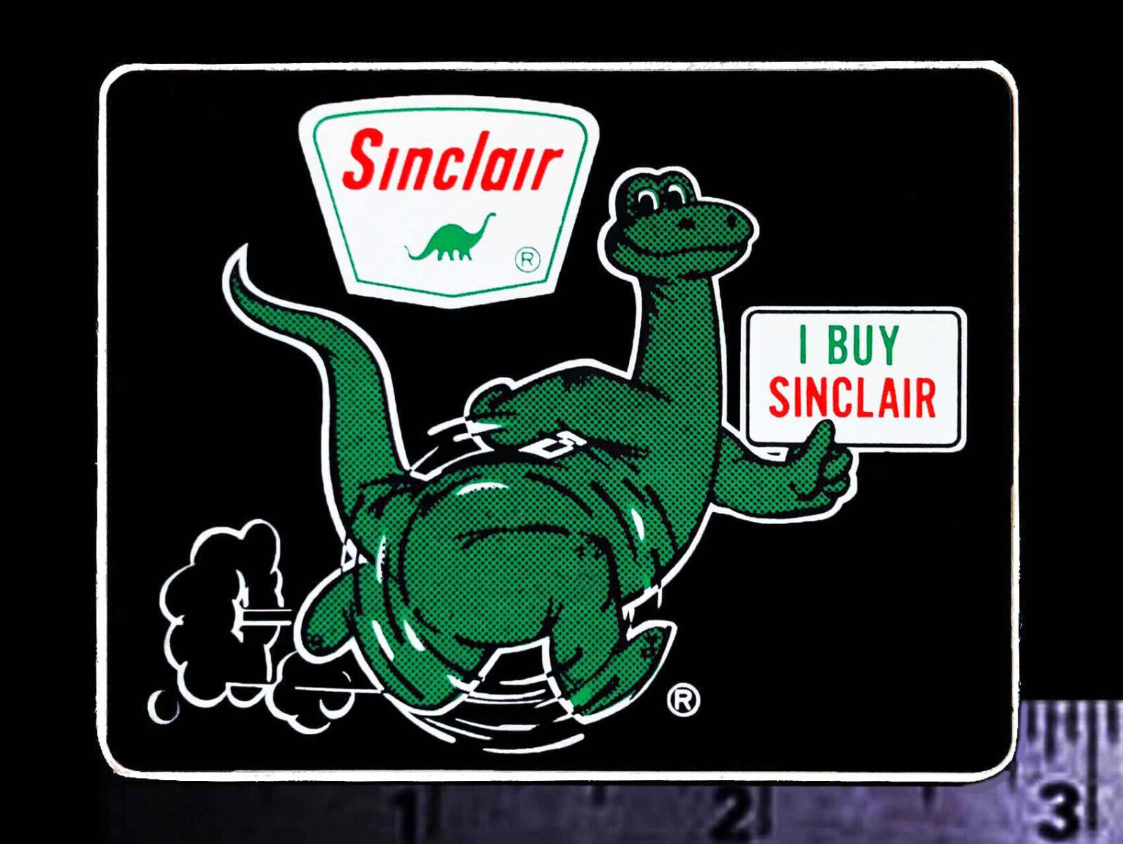 SINCLAIR - I Buy Sinclair - Original Vintage 1970\'s Racing Decal/Sticker