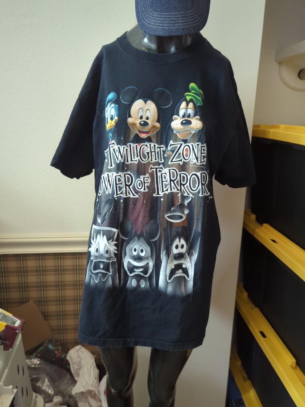 Vintage Disney World Parks- Twilight Zone Tower of Terror T-Shirt Adult Large?