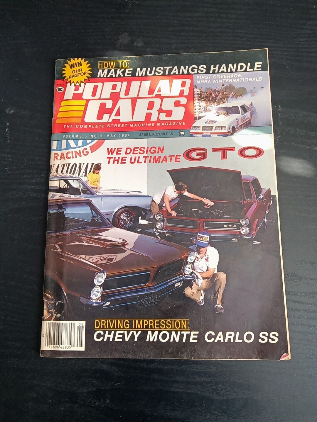 Popular Cars Street Machine Magazine May 1984 84 Mustang Pontiac GTO Monte Carlo