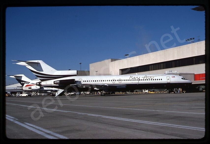 Key Air Boeing 727-200 N601AR Jul 90 Kodachrome Slide/Dia A15
