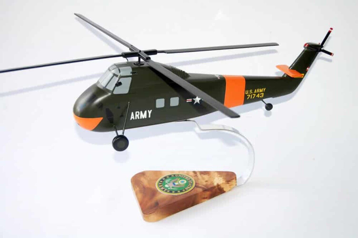 Sikorsky® H-34 United States Army Model, Mahogany Scale Model