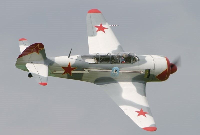 Yakovlev Yak-11 Advanced Trainer Aircraft Wood Model 