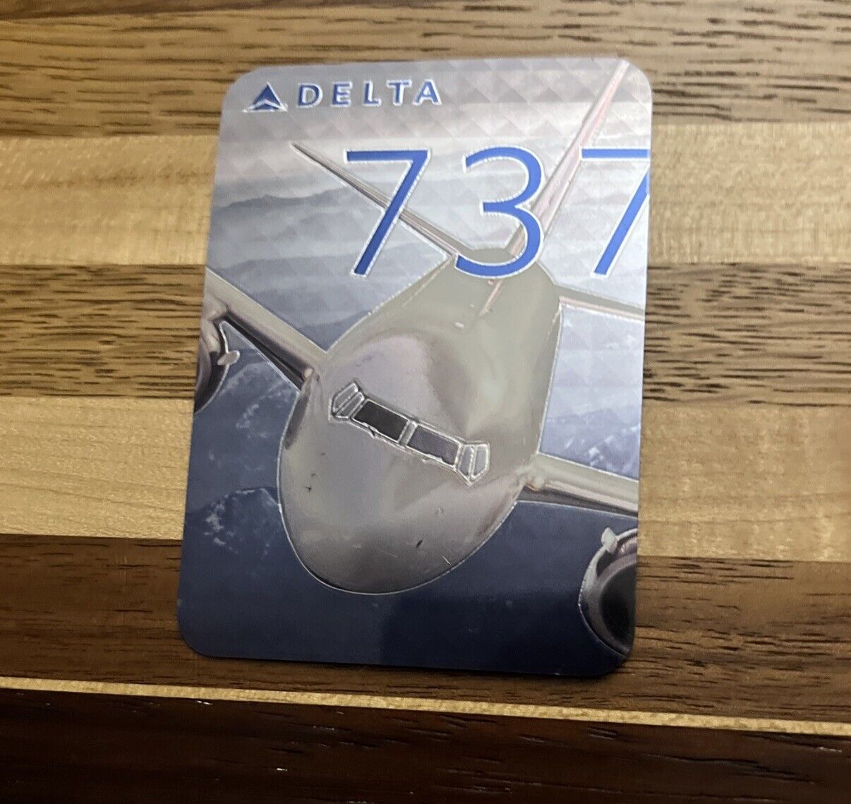 2016 Delta Air Lines Boeing 737 Aircraft Pilot Trading Card # 41 Delta