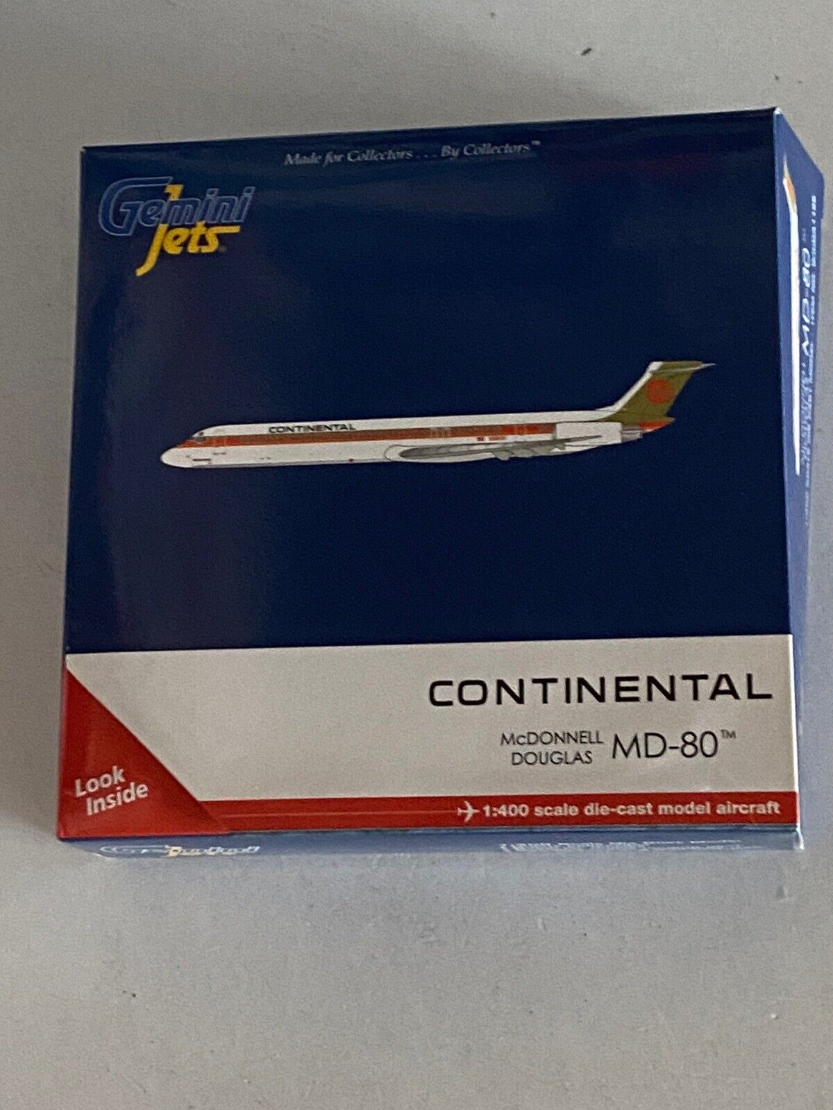 Gemini Jets Continental Airlines McDonnell Douglas MD-82 1:400 N9801F GJCOA1166