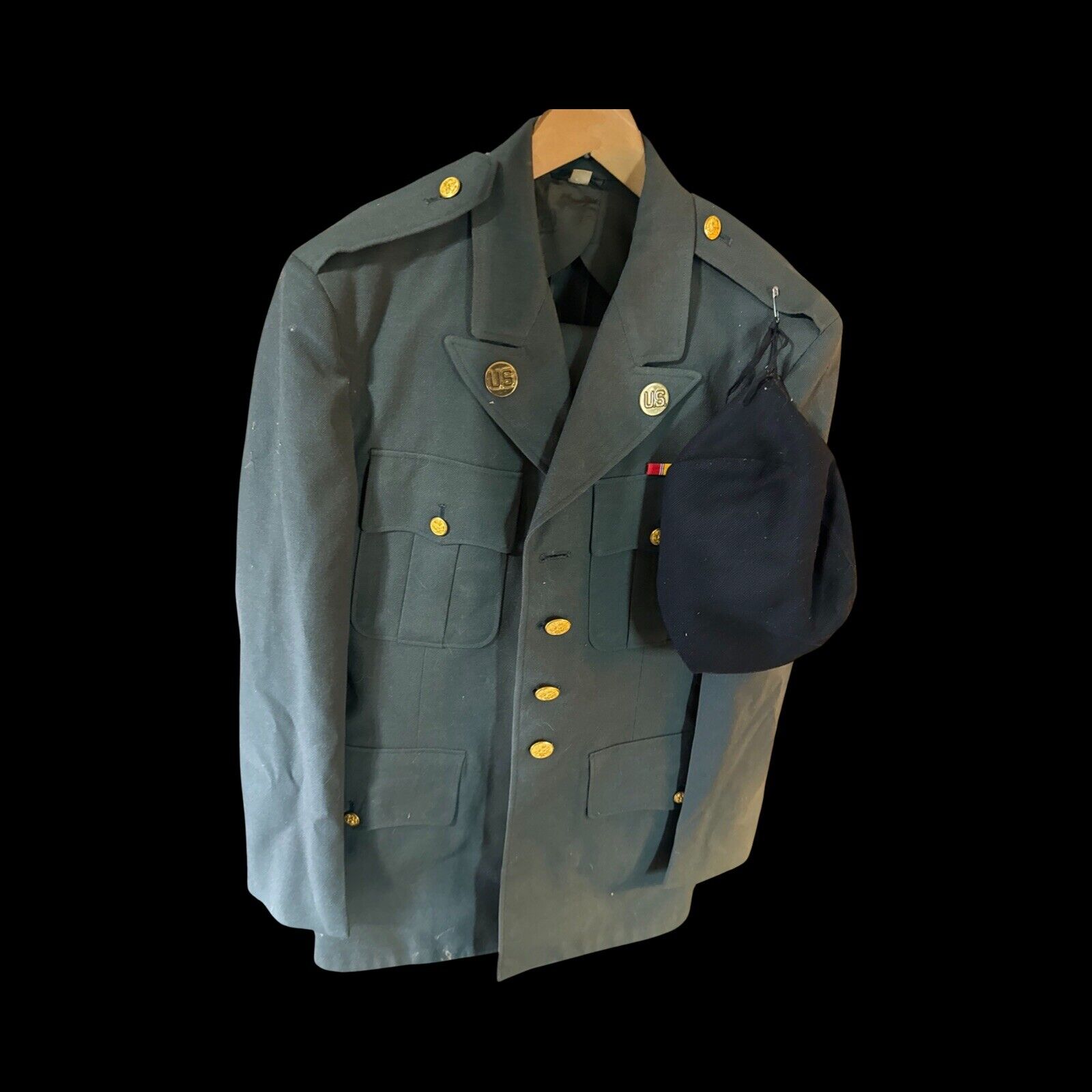 Original 1954 Private/Solider Coat Uniform. Jacket, Pants, Hat