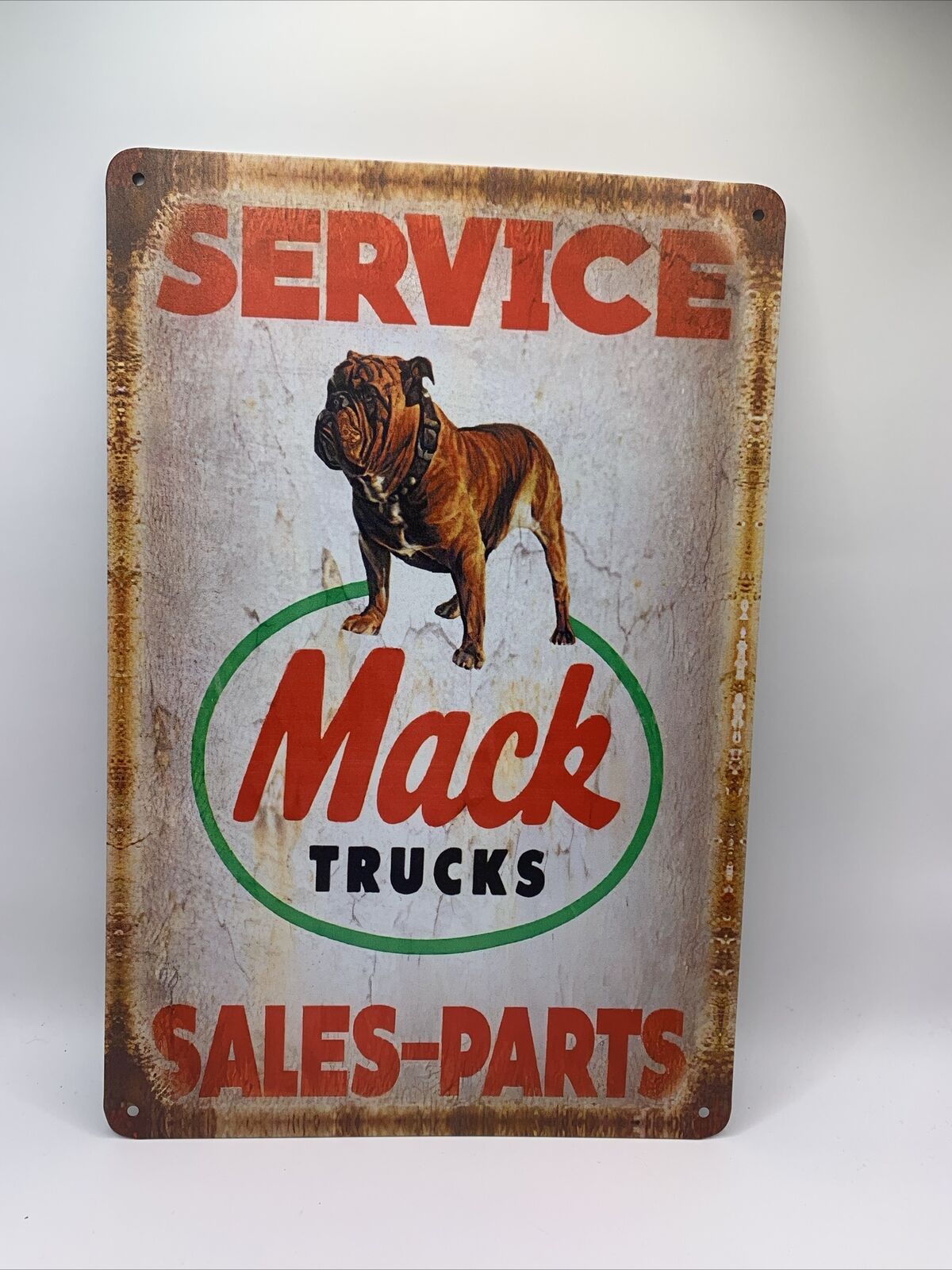 MACK Trucks Sign Mack Sign Mack Trucks Service Sign Metal Mack Sign Garage Tin
