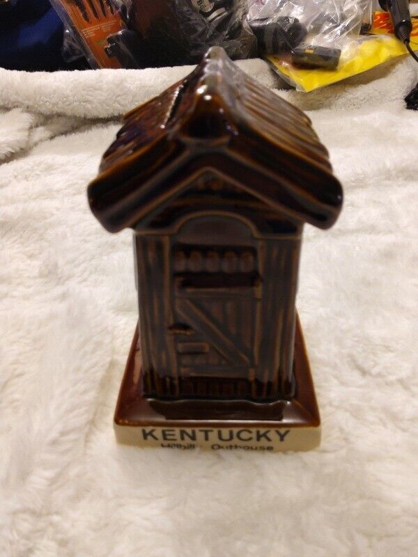 Vintage Kentucky Hillbilly Outhouse Piggy Bank