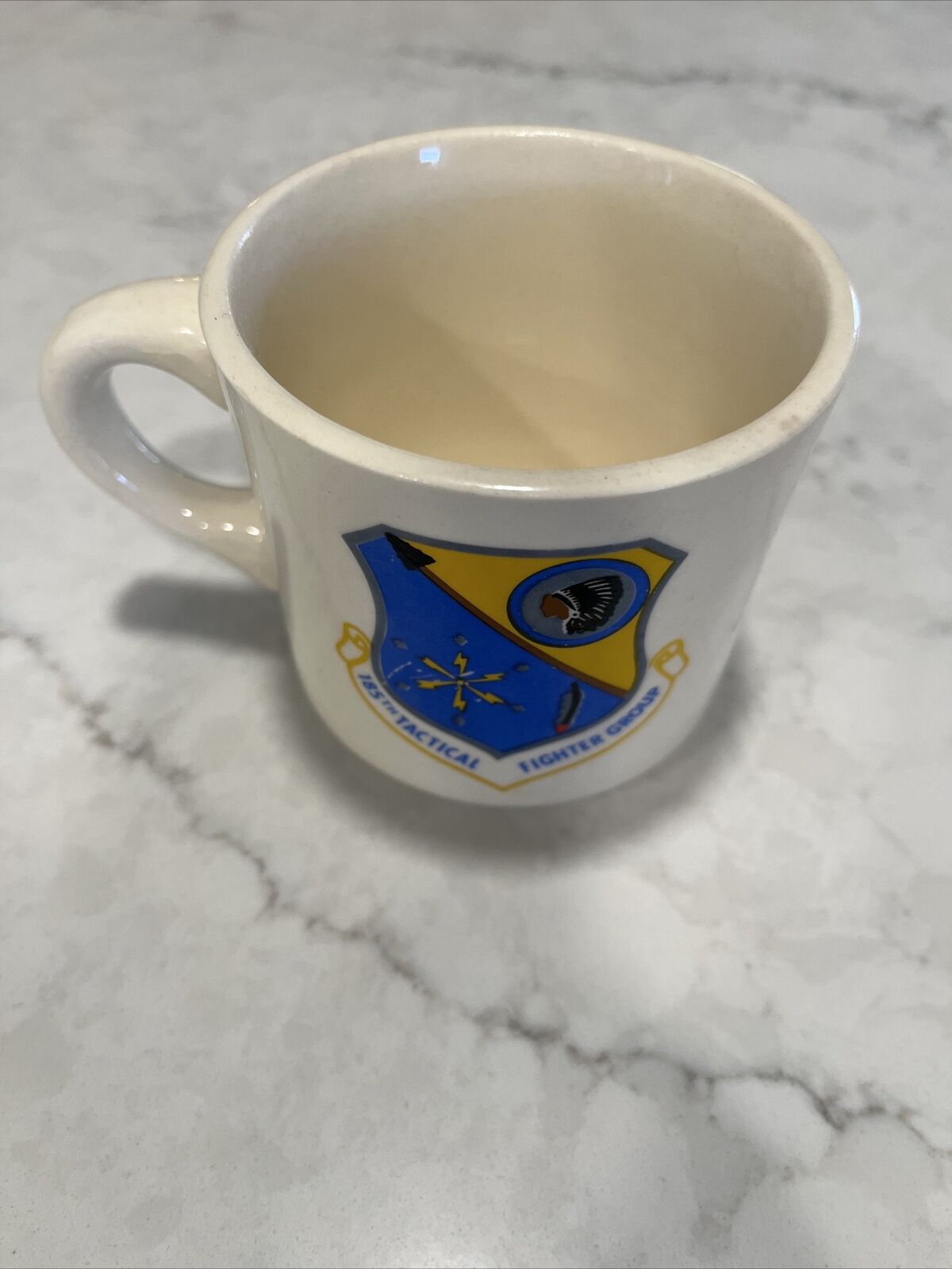 Rare 185th tactical fighter group coffee mug