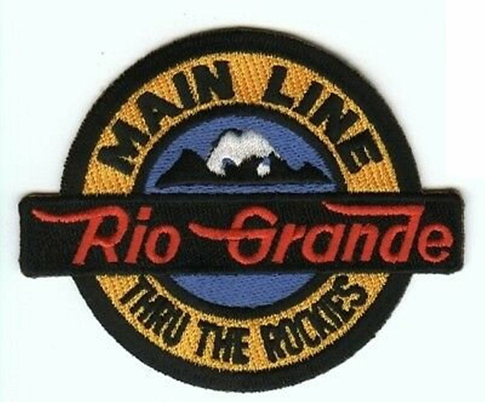 RAILROAD PATCH  - Rio Grande Main Line thru Rockies  4\