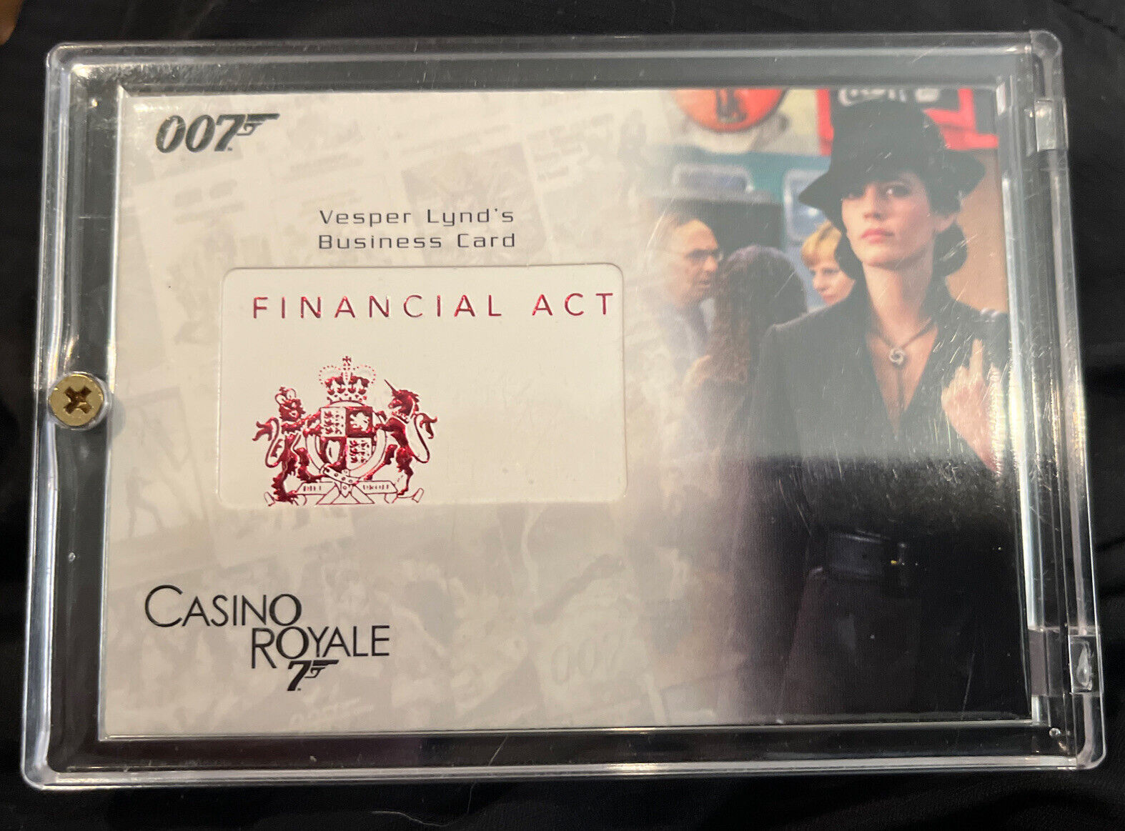 James Bond VERY RARE TOP LEFT Vesper Lynds Business Prop Relic Card RC21 /185